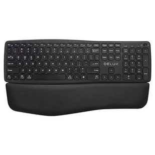 Delux GM908CV BT+2.4G (czarna) - Klawiatury - miniaturka - grafika 1