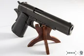 Repliki - broń - Replika pistolet .45 M1911A1 na stojaku Denix model 1312+800 - miniaturka - grafika 1