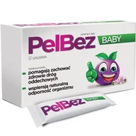 Przeziębienie i grypa - AFLOFARM FARMACJA POLSKA SP. Z O.O. Pelbez Baby 12 Saszetek - miniaturka - grafika 1