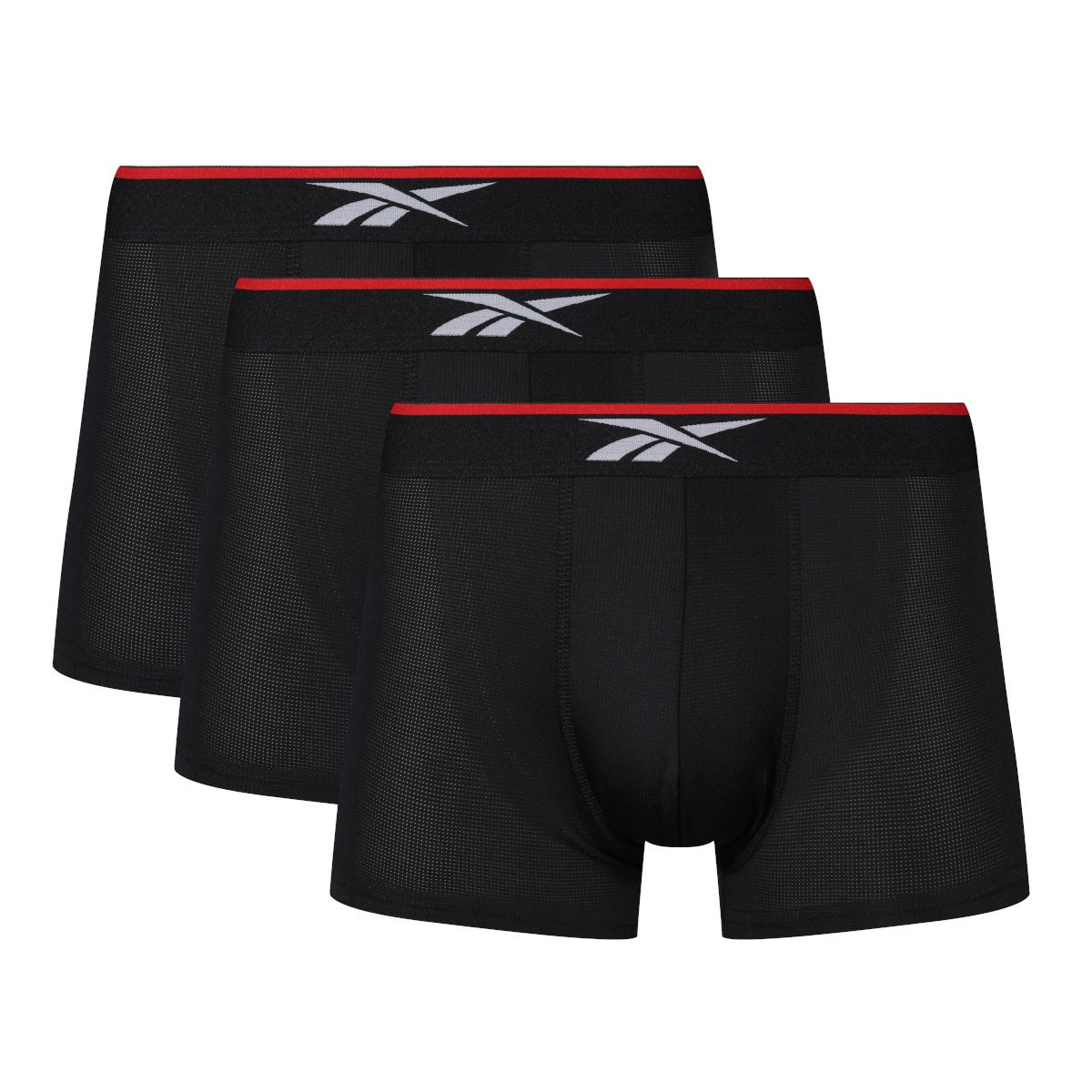 Bielizna męska Reebok C85513PKA SPORTS TRUNKS MED GLYYN Czarna