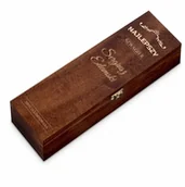 Zestawy do wina - Skrzynka ciemna na wino z grawerem dla szwagra - miniaturka - grafika 1