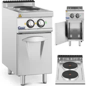 Akcesoria gastronomiczne - Kuchnia elektryczna wolnostojąca z szafką 2 pola grzewcze 5.2 kW 400 V - miniaturka - grafika 1