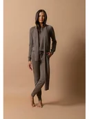 Apaszki i szaliki damskie - Perfect Cashmere Kaszmirowy szal "Kelly" w kolorze brązowym - 200 x 30 cm - miniaturka - grafika 1