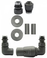 Zawory i kraniki - Zawór termostatyczny trójosiowy Vision grafit strukturalny prawy GZ1/2 All in One - miniaturka - grafika 1