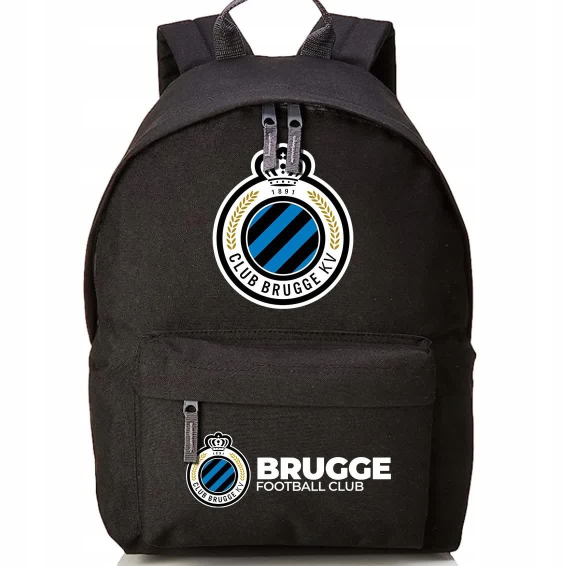 Plecak Szkolny Czarny EINTRACHT FRANKFURT Kluby Piłkarskie Piłkarze Wzory