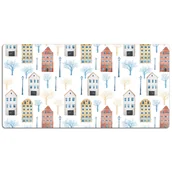 Podkładki na biurko - Podkładka na biurko z nadrukiem Architektrua z budynkami 120x60 cm - miniaturka - grafika 1