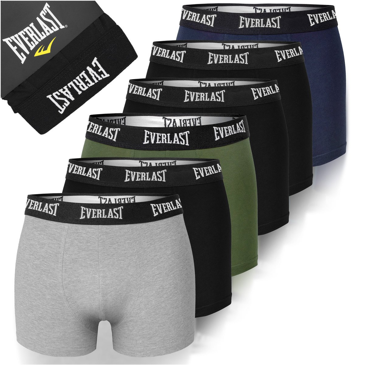 Everlast Bokserki Męskie Bawełniane BM404 6 Sztuk Rozmiar XXL