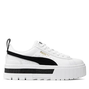 Sneakersy Puma Mayze Lth Wn's 381983 01 Biały - Sneakersy damskie - miniaturka - grafika 1