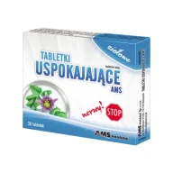 Układ nerwowy - AMS PHARMA Tabletki uspokajające AMS x 30 tabl - miniaturka - grafika 1