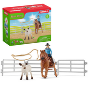 Figurki dla dzieci - Schleich Farm World Kowbojki i łapanie na lasso 42577 - miniaturka - grafika 1