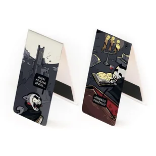 Molom Zakładka magnetyczna - Hrabia Książkula - gadżet - Zakładki do książek - miniaturka - grafika 1