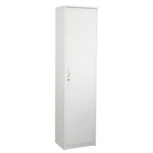 Biała Szafa Biurowa Zamykana Na Klucz 90X200 P5-L87 - Regały - miniaturka - grafika 1