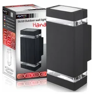 Lampy ogrodowe - Kinkiet zewnętrzny lampa ogrodowa zewnętrzna elewacyjna ścienna GU10 LED - miniaturka - grafika 1