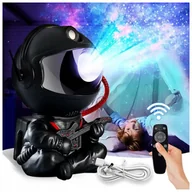 Lampy stojące - PROJEKTOR GWIAZD NIEBA ASTRONAUTA LAMPKA NOCNA DLA DZIECI RZUTNIK NA PILOT - miniaturka - grafika 1