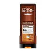 Żele pod prysznic dla mężczyzn - L'Oréal Paris Men Expert Barber Club X3 żel pod prysznic do ciała, włosów i brody 400 ml - miniaturka - grafika 1