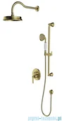 Baterie umywalkowe - Omnires Armance kompletny łazienkowy system podtynkowy mosiądz szczotkowany SYSAM20BSB | - miniaturka - grafika 1