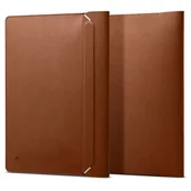 Torby na laptopy - Etui na laptopa SPIGEN Valentinus Sleeve 13-14 Cali Brązowy - miniaturka - grafika 1