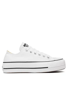 Converse Trampki Chuck Taylor All Star Lift Ox 560251C Biały - Trampki damskie - miniaturka - grafika 1