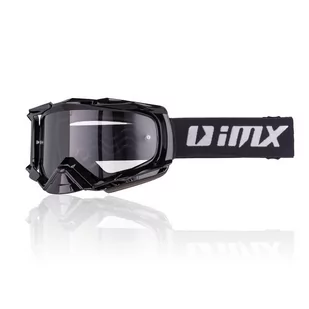 Gogle imx dust black - szyba dark smoke + clear (2 szyby w zestawie) - Gogle i okulary motocyklowe - miniaturka - grafika 1