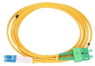 Kable światłowodowe - Extralink LC/UPC-SC/APC Jednomodowy, Duplex, G652D, PVC, 3mm, 2m EX.3517 - miniaturka - grafika 1