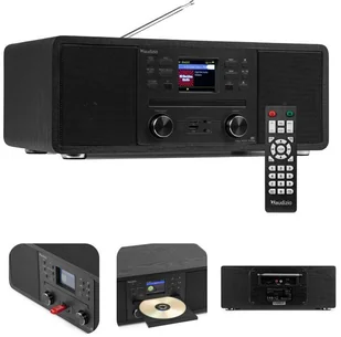 Audizio Avola CD/BT/DAB+/WIFI czarny one size - Radioodtwarzacze - miniaturka - grafika 1