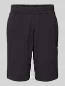 Spodnie sportowe męskie - Szorty z dzianiny dresowej z elastycznym pasem - miniaturka - grafika 1