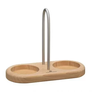 Zassenhaus Bukowa podstawka pod młynki z uchwytem, jasna, Zassenhaus ZS-036046 - Pozostałe akcesoria kuchenne - miniaturka - grafika 1