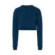 Bluzy damskie - Hoona Damska bluza z długim rękawem ze 100% poliestru, z okrągłym dekoltem, ciemny turkus, rozmiar XXL, ciemnoturkusowy, XXL - miniaturka - grafika 1