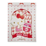 Zeszyty szkolne - Zeszyt A5 w Linie Biało Czerwony Hello Kitty 20 kartek - miniaturka - grafika 1
