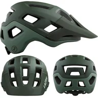 Kaski rowerowe - Lazer Kask Coyote ciemno zielony matowy, 58-61 L - miniaturka - grafika 1