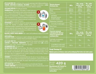 Izolat Białka KFD Clear Whey 90 420g Pomarańcza-Limonka - Odżywki białkowe - miniaturka - grafika 1