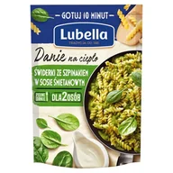 Szybkie dania obiadowe - Lubella Danie na ciepło Świderki ze szpinakiem w sosie śmietanowym 190 g - miniaturka - grafika 1