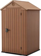 Altany ogrodowe - Keter Domek ogrodowy Darwin 4 x 4 brown - miniaturka - grafika 1
