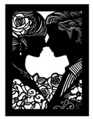 Dekoracje domu - Dekoracja Ścienna Na Prezent Na Ślub Para D117 - miniaturka - grafika 1