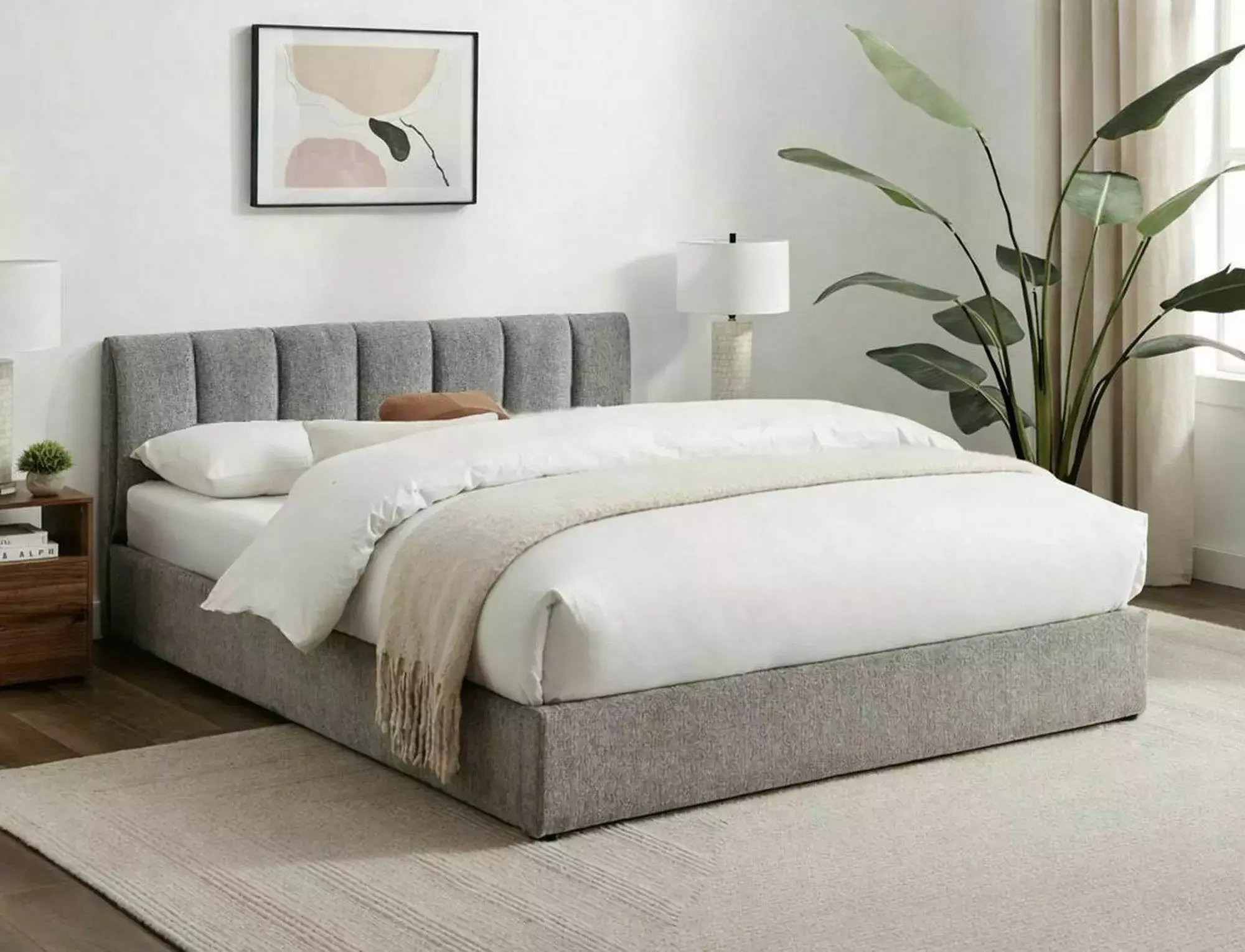 Signal ŁÓŻKO MONTREAL RAVEN 120X200 KOLOR SZARY 07