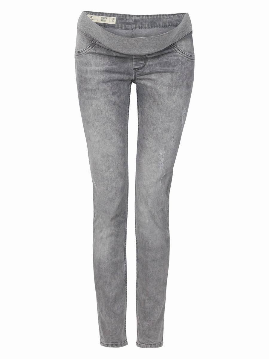 Damskie spodnie jeansowe ciążowe szare Bellybutton Maternity, r.42