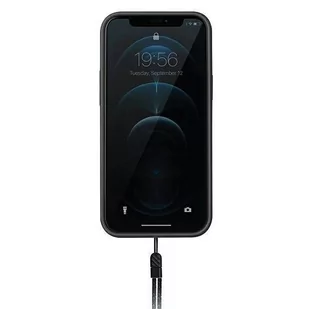 UNIQ etui Heldro iPhone 12 Pro Max 6,7" czarny/midnight black Antimicrobial - Etui i futerały do telefonów - miniaturka - grafika 4