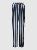 Bielizna nocna - Spodnie od piżamy z wiskozy ze wzorem w paski - miniaturka - grafika 1
