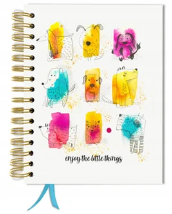 Bujo Bullet journal 180 stron notatnik A5+ kropki pamiętnik - Notesy i bloczki - miniaturka - grafika 1
