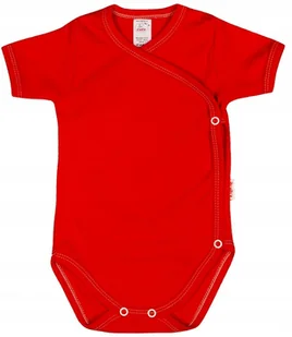 Body KOPERTOWE K/R 100% Bawełna CZERWONE r 62 KLEKLE - Body dla niemowląt - miniaturka - grafika 1