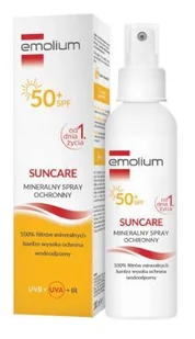 Emolium SANOFI AVENTIS SP Z O.O Suncare SPF 50 Mineralny spray ochronny 100 ml - Balsamy i kremy do opalania Emolium SANOFI AVENTIS SP Z O.O Suncare SPF 50 Mineralny spray ochronny 100 ml - Balsamy i kremy do opalania - miniaturka - grafika 1