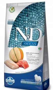 Farmina N&D Ocean Dog Adult Giant Maxi salmon cod & cantaloupe melon 12 kg