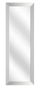 Prostokątne lustro ścienne w białej ramie L8-E85 - Lustra - miniaturka - grafika 1