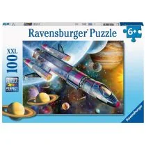 Ravensburger Puzzle 100el XXL Misja kosmiczna 129393 - Puzzle - miniaturka - grafika 1