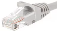 Patchcordy - Netrack Kabel sieciowy RJ45 20m szary (osłonka zalewana) BZPAT20U5E - miniaturka - grafika 1