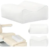 Akcesoria do paznokci - Podnóżek do pedicure na fotel podstawka pod nogę biały - miniaturka - grafika 1