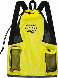 Worek Treningowy Aqua Speed Gear Bag Yellow/Black 40L - Plecaki worki - miniaturka - grafika 1