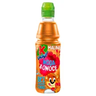 Soki i napoje niegazowane - Tymbark Napój Kubuś play! woda&owoce jabłko + malina 400 ml - miniaturka - grafika 1