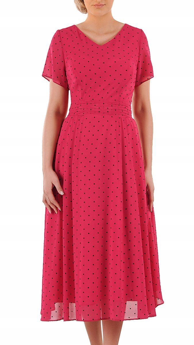 Sukienka Elena 40 letnia damska na wesele elegancka na komunie wizytowa