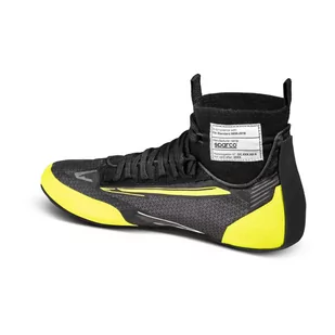 Buty wyścigowe Sparco SUPERLEGGERA MY23 czarno-żółte FIA - Odzież do sportów motorowych - miniaturka - grafika 3
